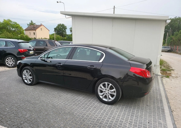 Peugeot 508 cena 38900 przebieg: 182541, rok produkcji 2012 z Czeladź małe 596